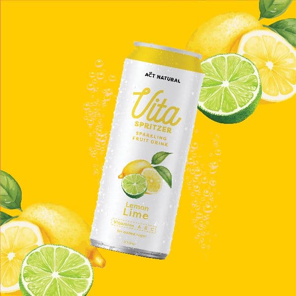 Act Natural Vita Spritzer - Lemon Squash