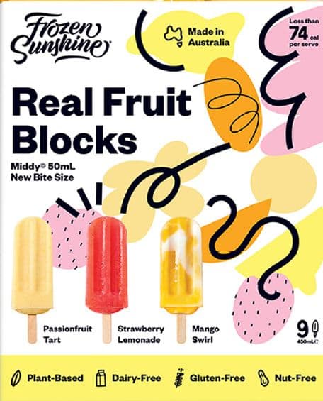 Frozen Sunshine 9pk Real Fruit Multipack ^^