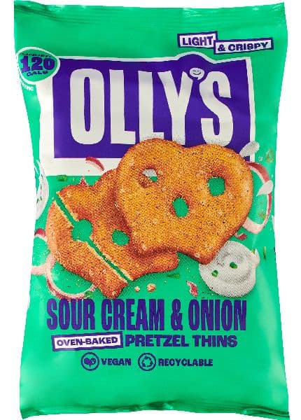 Olly's Pretzel Thins - Sour Cream & Onion