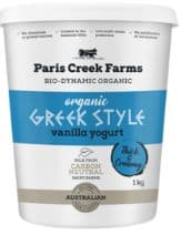 Paris Creek Yoghurt WHITE - Organic GREEK Vanilla [387B] 1kg