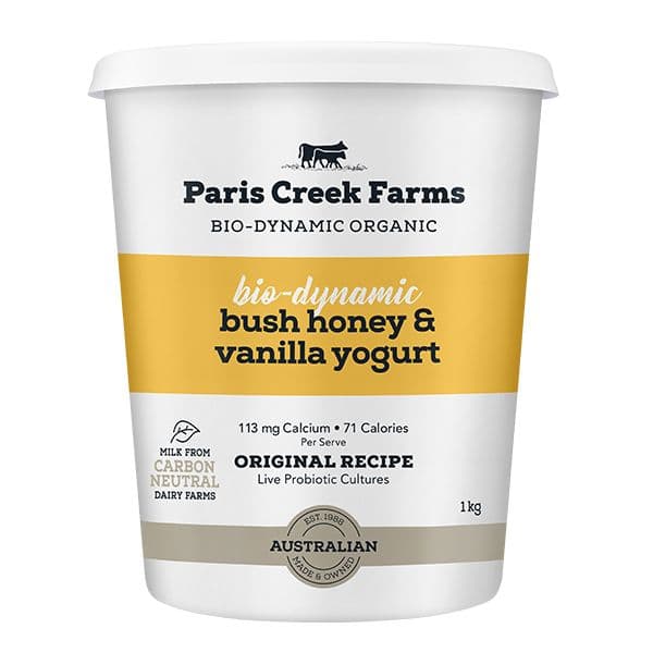 Paris Creek Yoghurt WHITE - Bush Honey & Vanilla [310A] 1kg