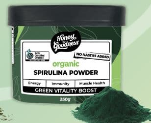Honest to Goodness Superfoods - Organic Spirulina Powder