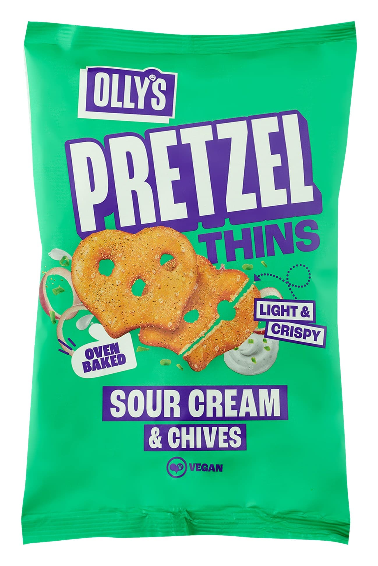 Olly's Pretzel Thins - Sour Cream & Chives