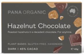 Pana Chocolate Dark Hazelnut 45g