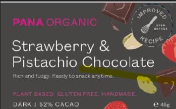 Pana Chocolate Dark Strawberry & Pistachio 45g *NEW*