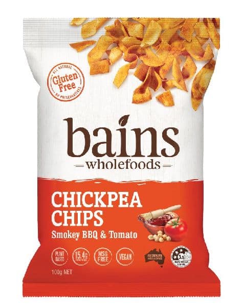 Bains Chickpea Chips - Smokey BBQ & Tomato