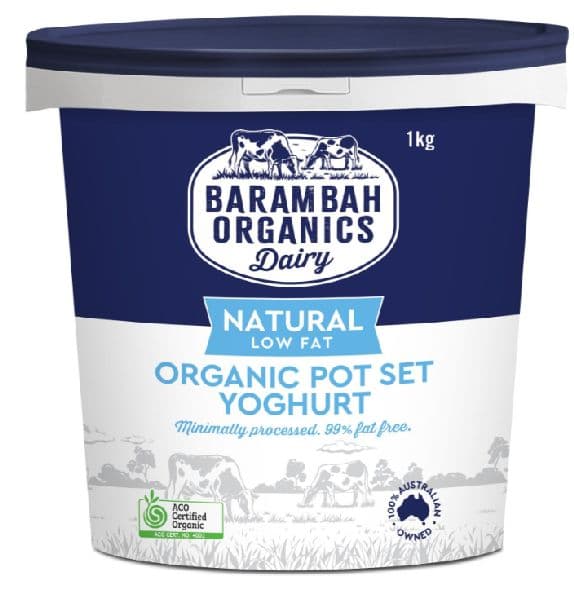 Barambah Yoghurt LARGE - Low Fat Natural (99% Fat Free)(Bulk)