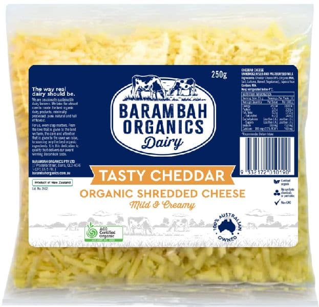 Barambah Cheddar SHREDDED