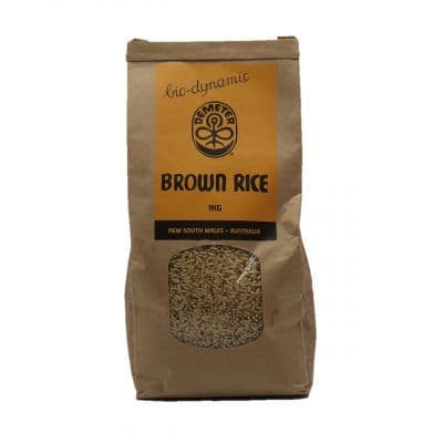 Biodynamic Marketing - Organic Rice MG Brown 1kg