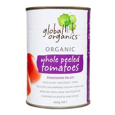 Global Organics Tomato - Whole Peeled