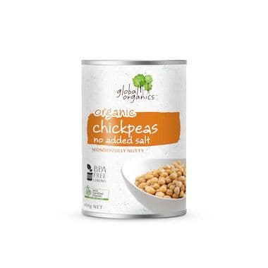 Global Organics Beans - Chick Peas (No Salt)