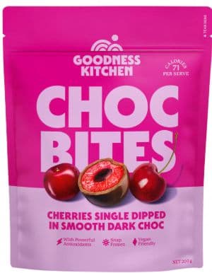 Goodness Kitchen Frozen Choc Bites Cherry