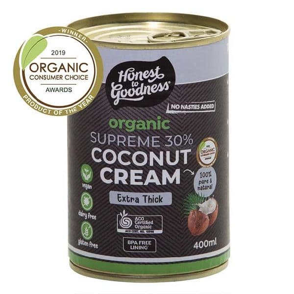 Honest to Goodness Coconut Cream Supreme (30% fat)