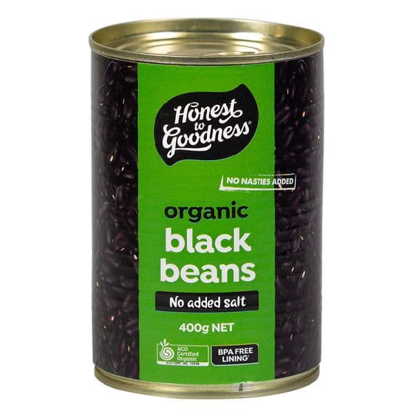 Honest to Goodness Beans - Black Beans (No Added Salt)