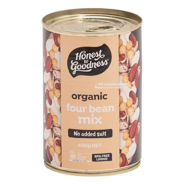Honest to Goodness Beans - Four Bean Mix (No Added Salt)