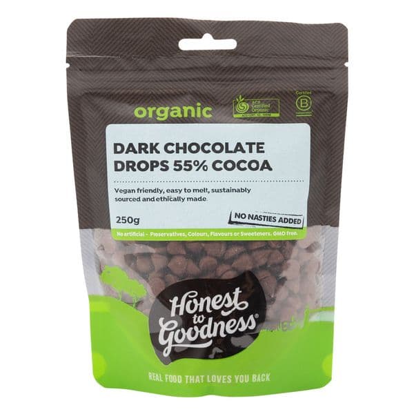 Honest to Goodness Chocolate Drops - Dark 55%
