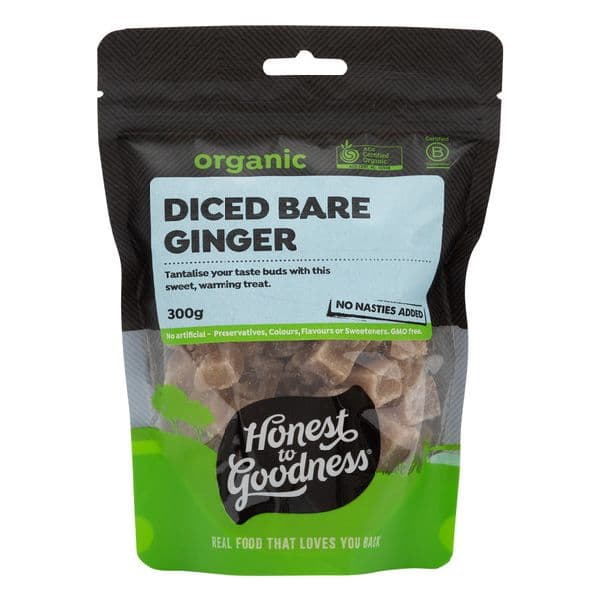 Honest to Goodness Ginger - Diced Bare