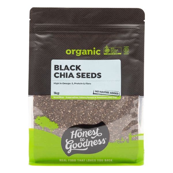 Honest to Goodness Seeds - Black Chia1KG