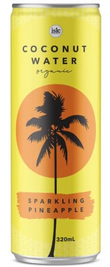 Isle Coconut Water - Sparkling Pineapple (can) ^^
