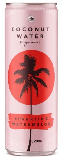Isle Coconut Water - Sparkling Watermelon (can) ^^
