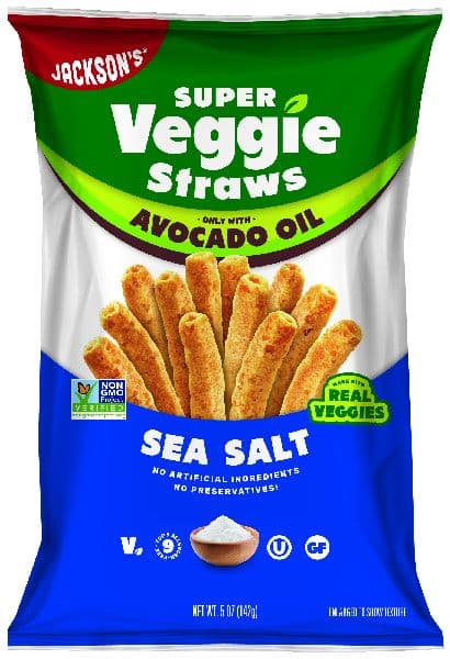 Jackson's Avo Veggie Straws Sea Salt