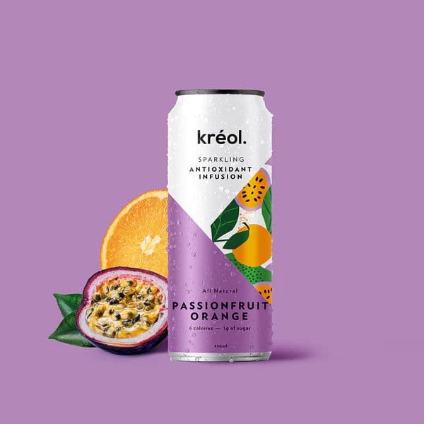 Kreol Antioxidant Sparkling Drink - Passionfruit Orange