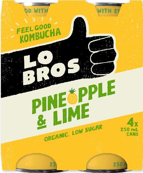 Lo Bros Cans (4pk) Pineapple & Lime