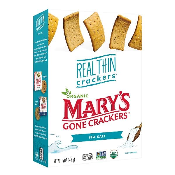Marys Gone Crackers Real Thin - Sea Salt