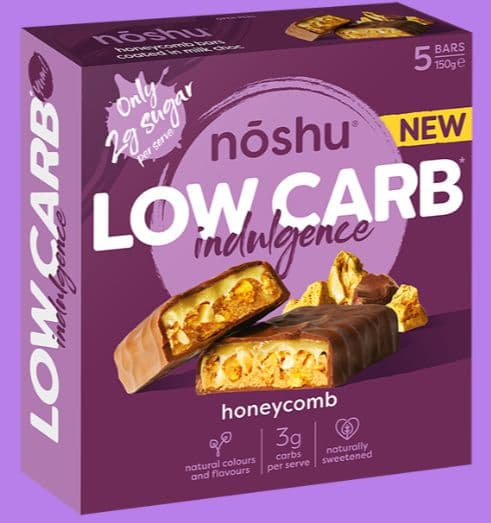 Noshu Low Carb Bars Honeycomb