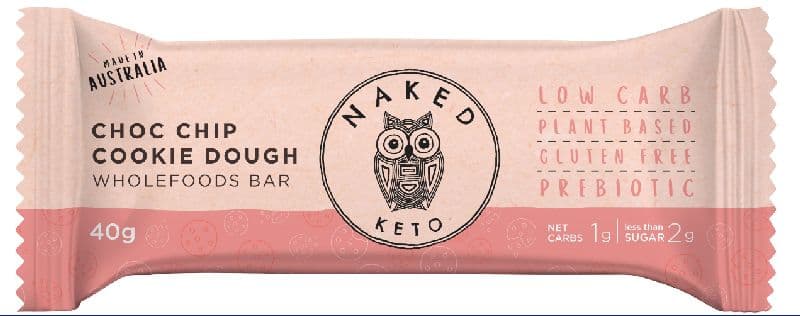 Naked Paleo POS Keto Bar - Choc Chip Cookie Dough