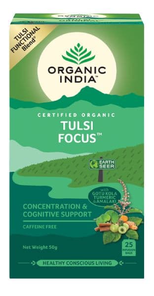 Organic India Tulsi Focus Tea 25/5