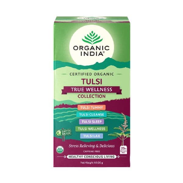 Organic India Tulsi True Wellness Collection Tea 25/5
