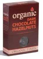 Organic Times DARK Choc Coated - Hazelnuts