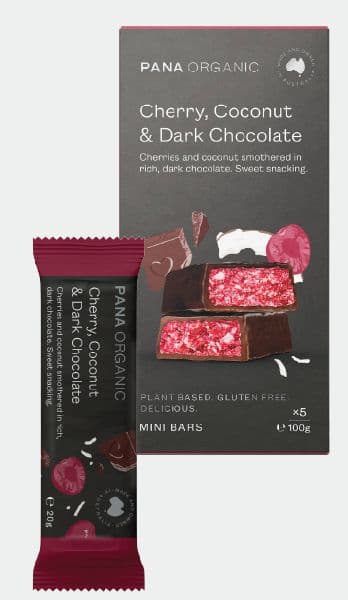 Pana Snack Bar 5 pack - Dark Choc Cherry Coconut (20g***)