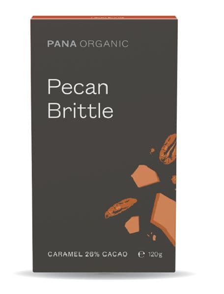 Pana Chocolate Block Pecan Brittle 120g