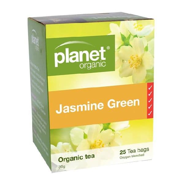 Planet Organic Tea BAGS - Jasmine Green