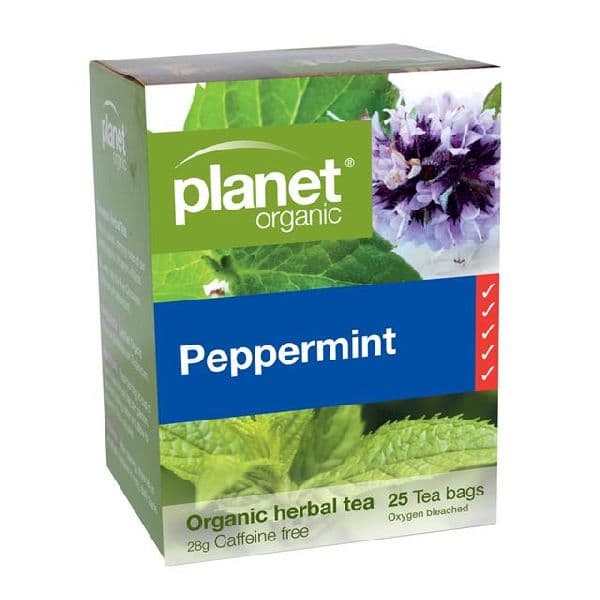 Planet Organic Tea BAGS - Peppermint