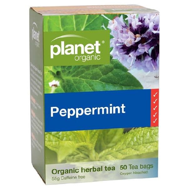 Planet Organic Tea BAGS - Peppermint (LARGE)