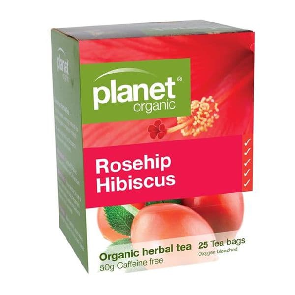 Planet Organic Tea BAGS - Rosehip & Hibiscus