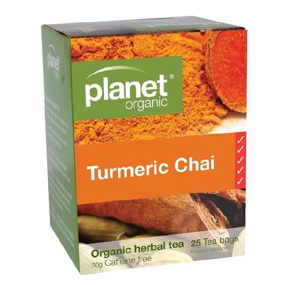 Planet Organic Tea BAGS - Turmeric Chai