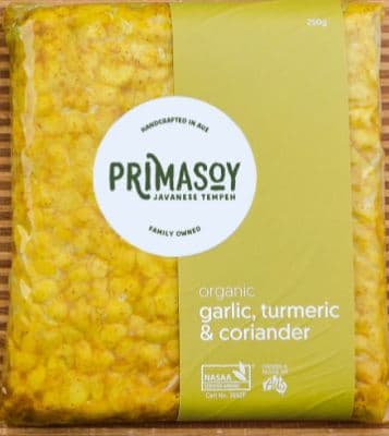 Primasoy Organic Tempeh - Garlic, Turmeric & Coriander