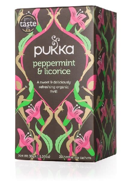 Pukka Tea Bags - Peppermint & Licorice