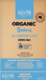 Kialla Bulk Flour - Bakers (White Unbleached Plain) 20kg