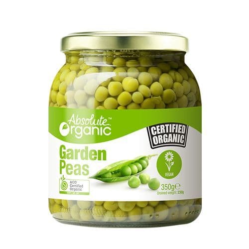 Absolute Organic Vegetables Garden Peas ^