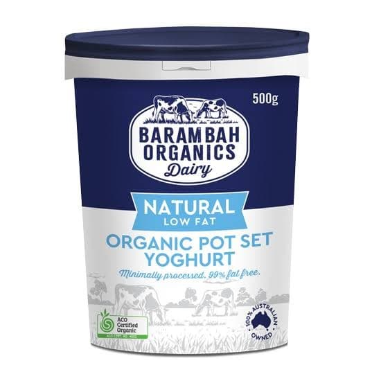 Barambah Yoghurt 500g - Low Fat Natural (99% Fat Free)