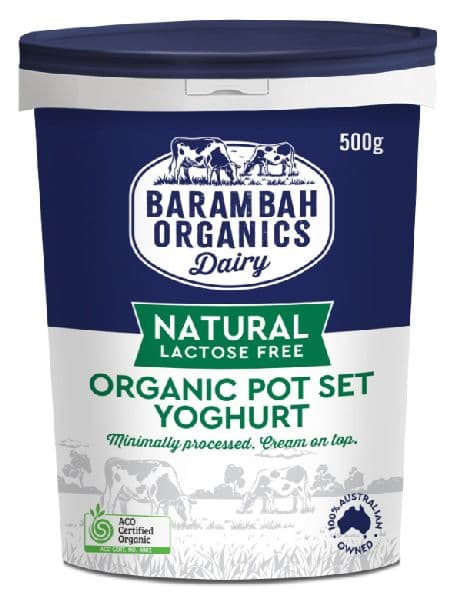 Barambah Yoghurt 500g - Lactose Free