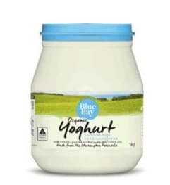 Blue Bay Organic Natural Yoghurt 500ml