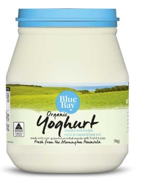 Blue Bay Organic Natural Yoghurt 1kg