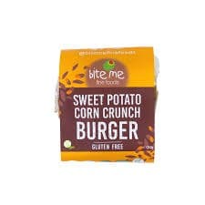 Bite Me Vegan Burgers - Sweet Potato Corn Crunch
