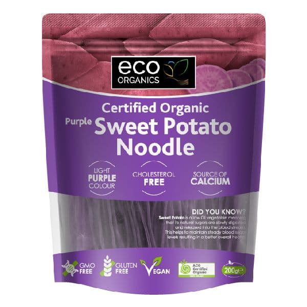 Eco Organic Pasta - Purple Sweet Potato Noodle